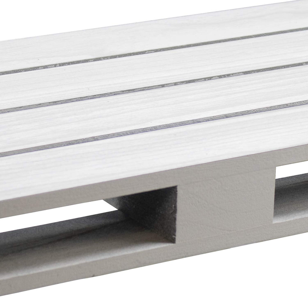 Sorbus Two Wood Floating Shelves - Rustic Farmhouse Floating Shelf Set for Home Décor (2-Pack, Grey)