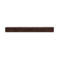 KFFKFF Wooden Fireplace Mantel, 60 in. x 8 in. x 6 in., 50 lbs Load Capacity, Natural Wood Shelf for Fireplace or Wall, Wall-Mounted Floating Farmhouse Design, Handcrafted Rustic Brown Mantel for Home Decor