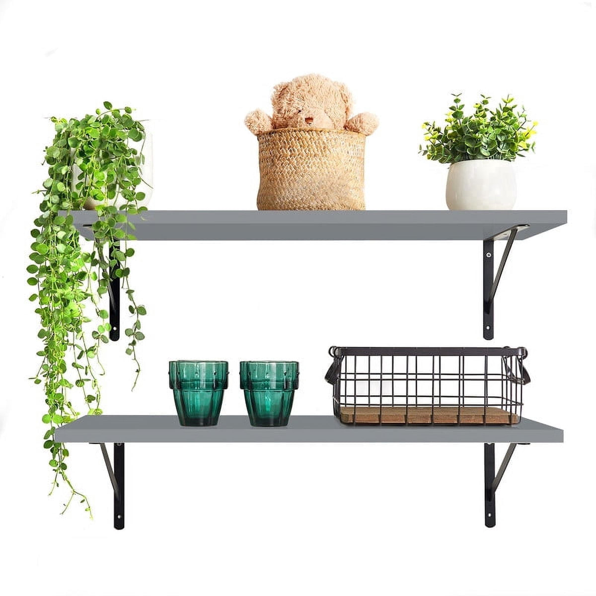 Havenwood™ 36 inch Long 10 inch Deep Floating Shelves Set of 2