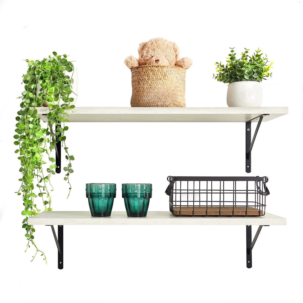 Havenwood™ 36 inch Long 10 inch Deep Floating Shelves Set of 2