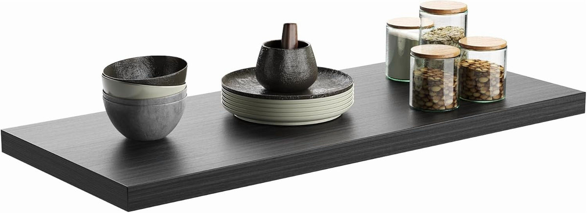 Havenwood™ 10 Inch Deep Floating Shelf, 36 x10 Inch Large Wall Mounted