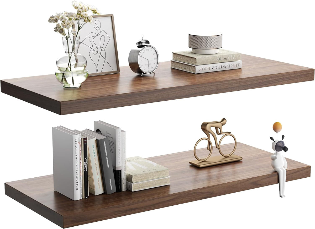 Havenwood™ 10 Inch Deep Floating Shelf, 36 x10 Inch Large Wall Mounted