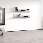 Soho S5 Modular Modern Wall Mounted Floating 2 Piece Shelf Set