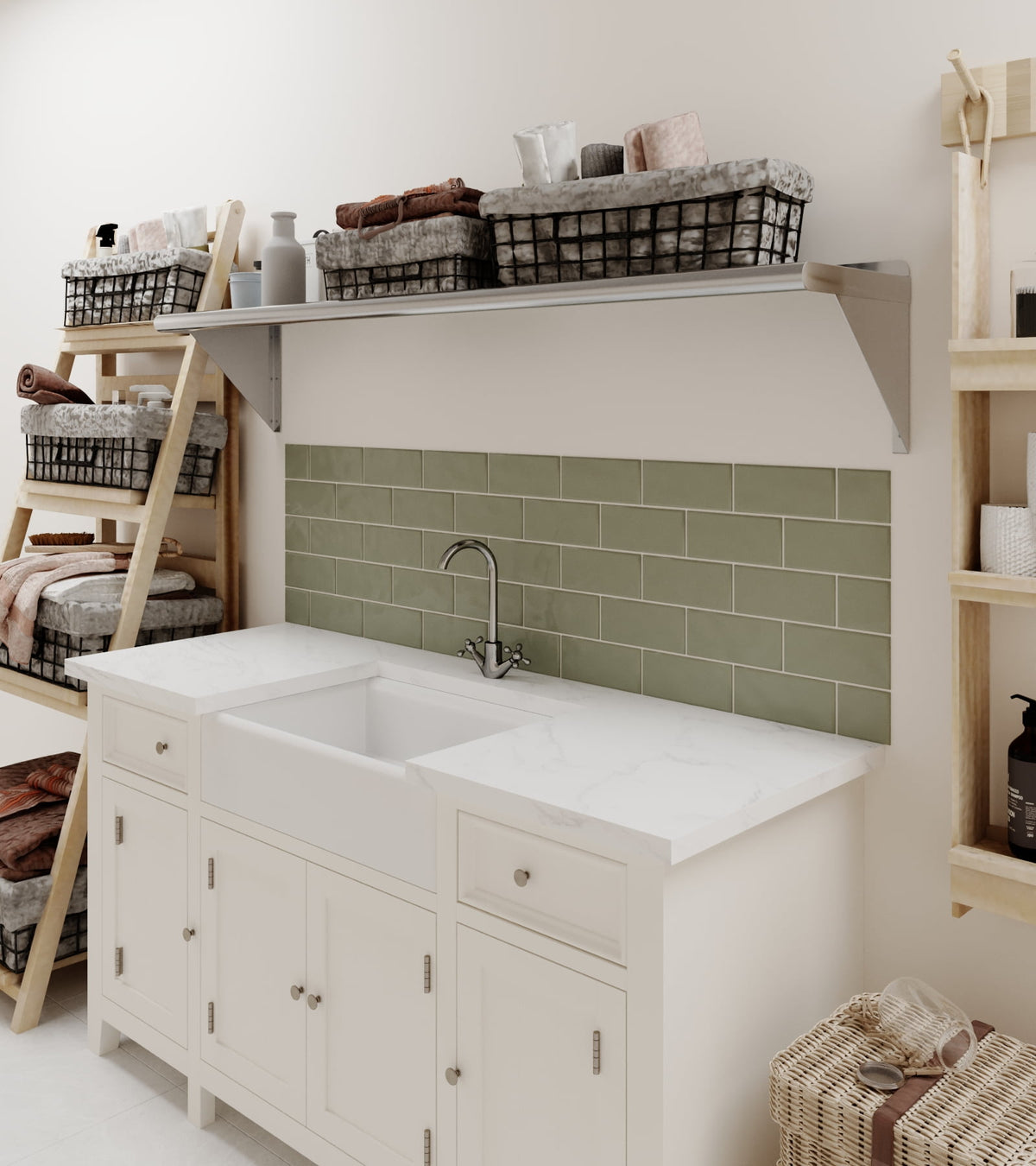AmGood 12 in. x 60 in. Stainless Steel Wall Shelf | NSF Certified | Appliance & Equipment Metal Shelving | Kitchen, Restaurant, Garage, Laundry, Utility Room