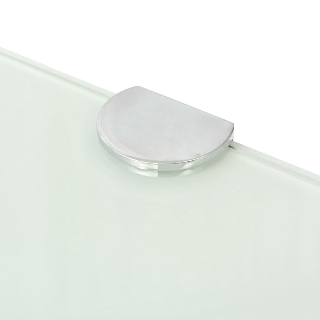 vidaXL Wall Corner Shelf Floating Corner Shelf Display Shelf Tempered Glass